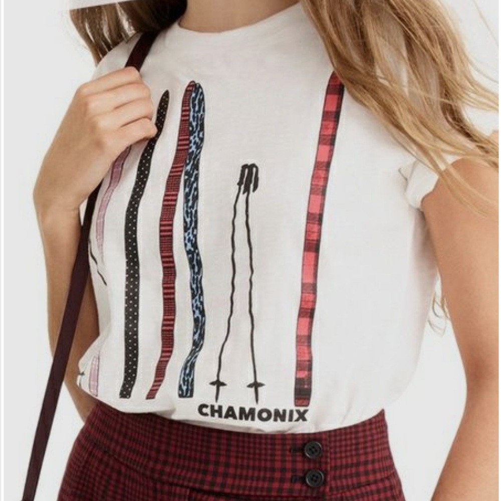 Chamonix Graphic T-Shirt Jcrew new
